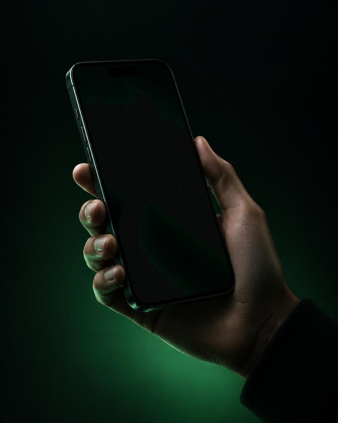 Hand holding a phone running ViralKu